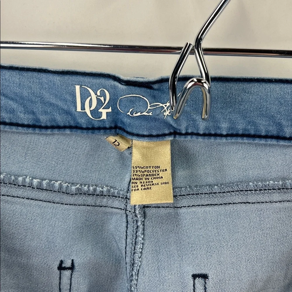DG2 - Women’s Jeans - Size 12 - Light to Med Blue - Soft - Bedazzled